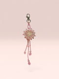 🌸 Pink mushroom keychain